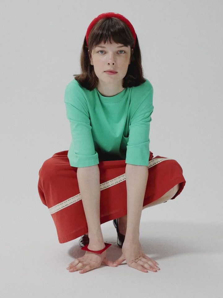 Tea time oversize T-shirt