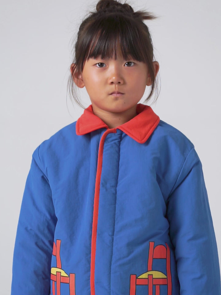Chair reversible sheepskin jacket