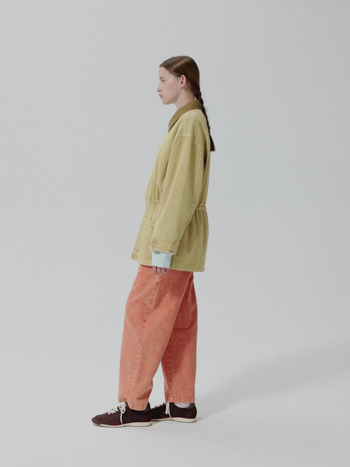 Veste en coton délavé