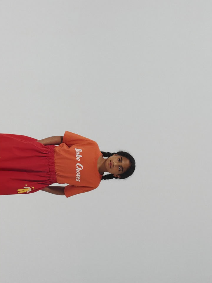 Farm Adventure woven midi skirt