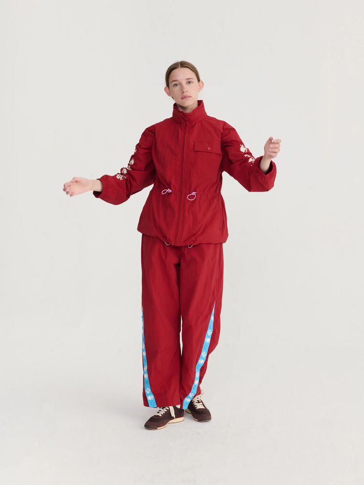 Pixel Flowers sporty pants