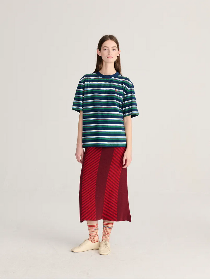 Striped relaxed T-shirt