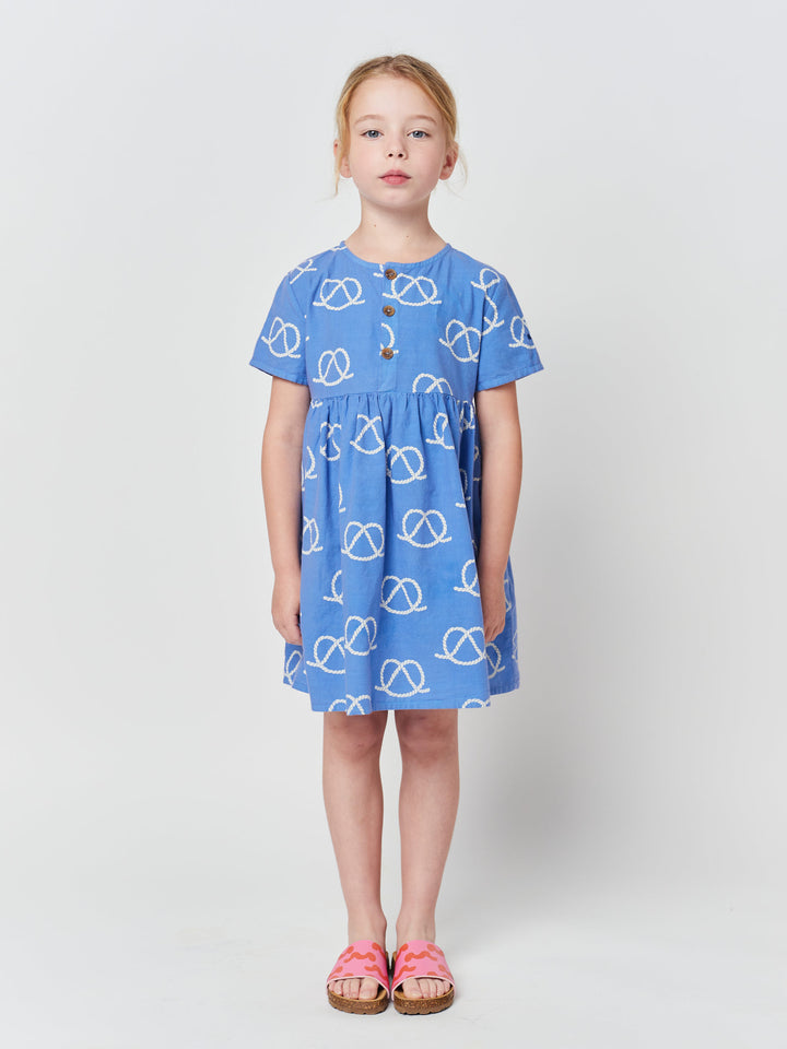 Sail Rope all over woven dress