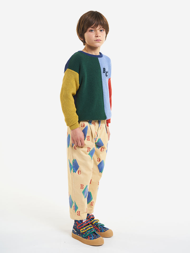 BC diamond all over chino trousers