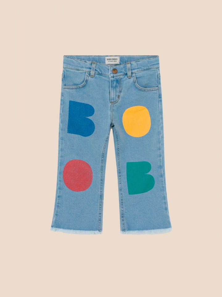 Bobo Choses Brown Kids Knee Patches Lounge Pants Bobo Choses