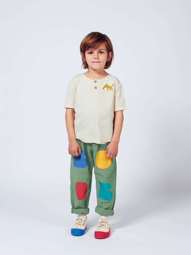 Bobo woven straight trousers
