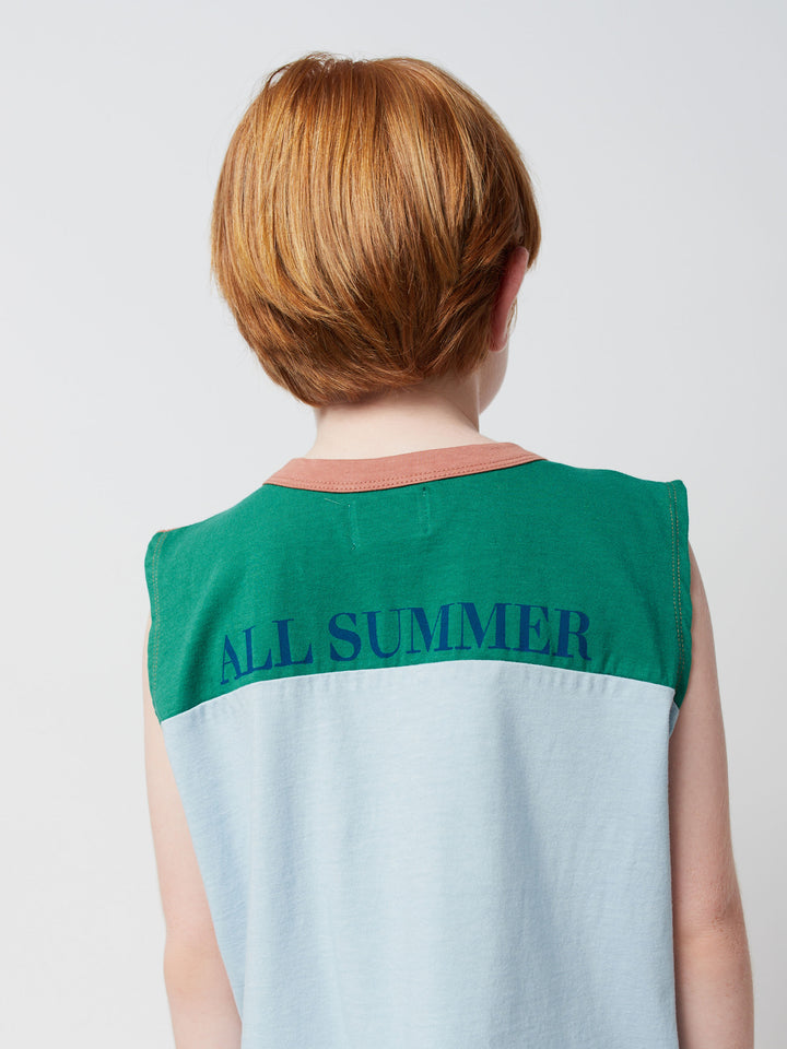Bobo choses color block sleeveless T-shirt