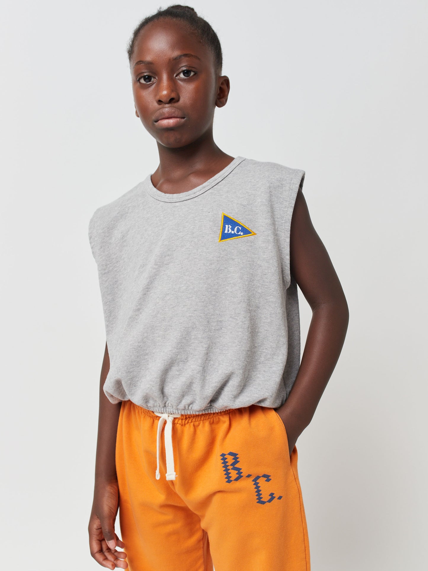 B.C sleeveless sweatshirt