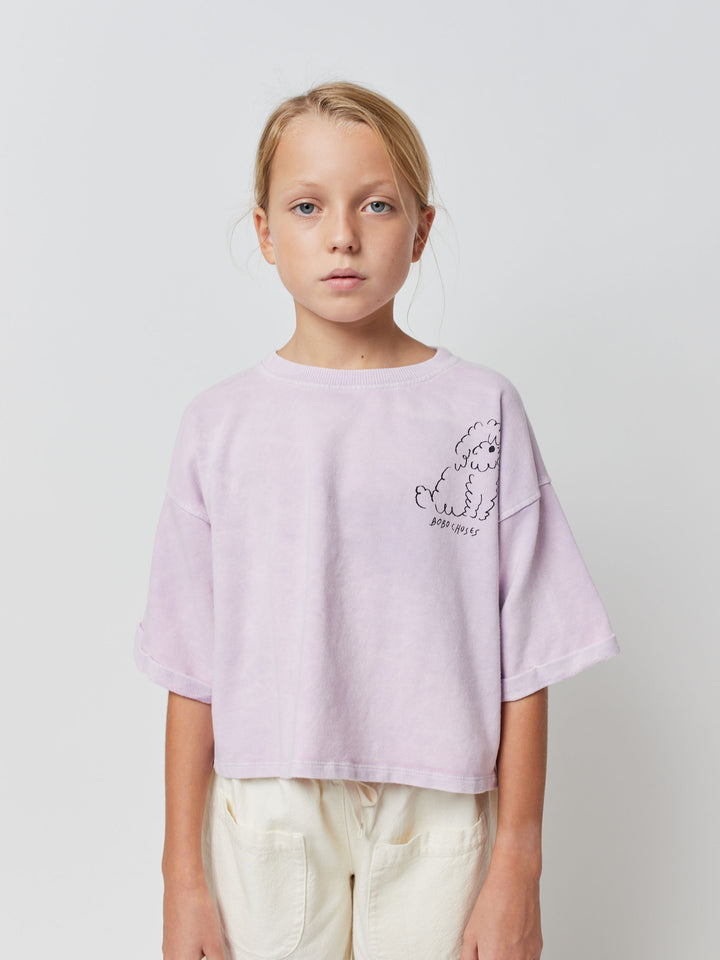 Small Dog short sleeve sweatshirt