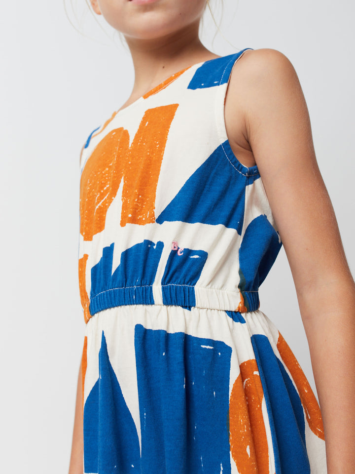 Geometric sleeveless dress