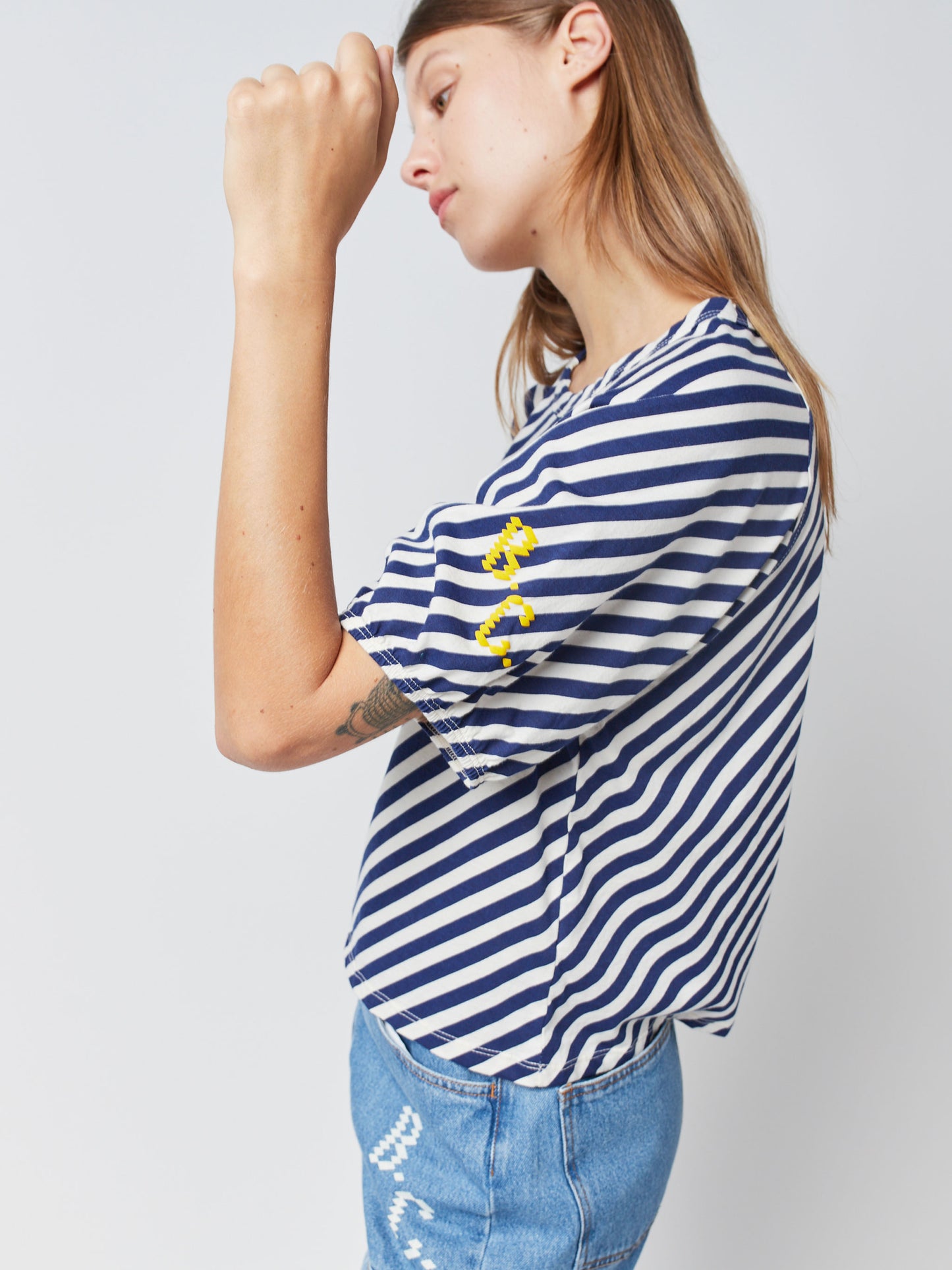 Blue stripes T-shirt