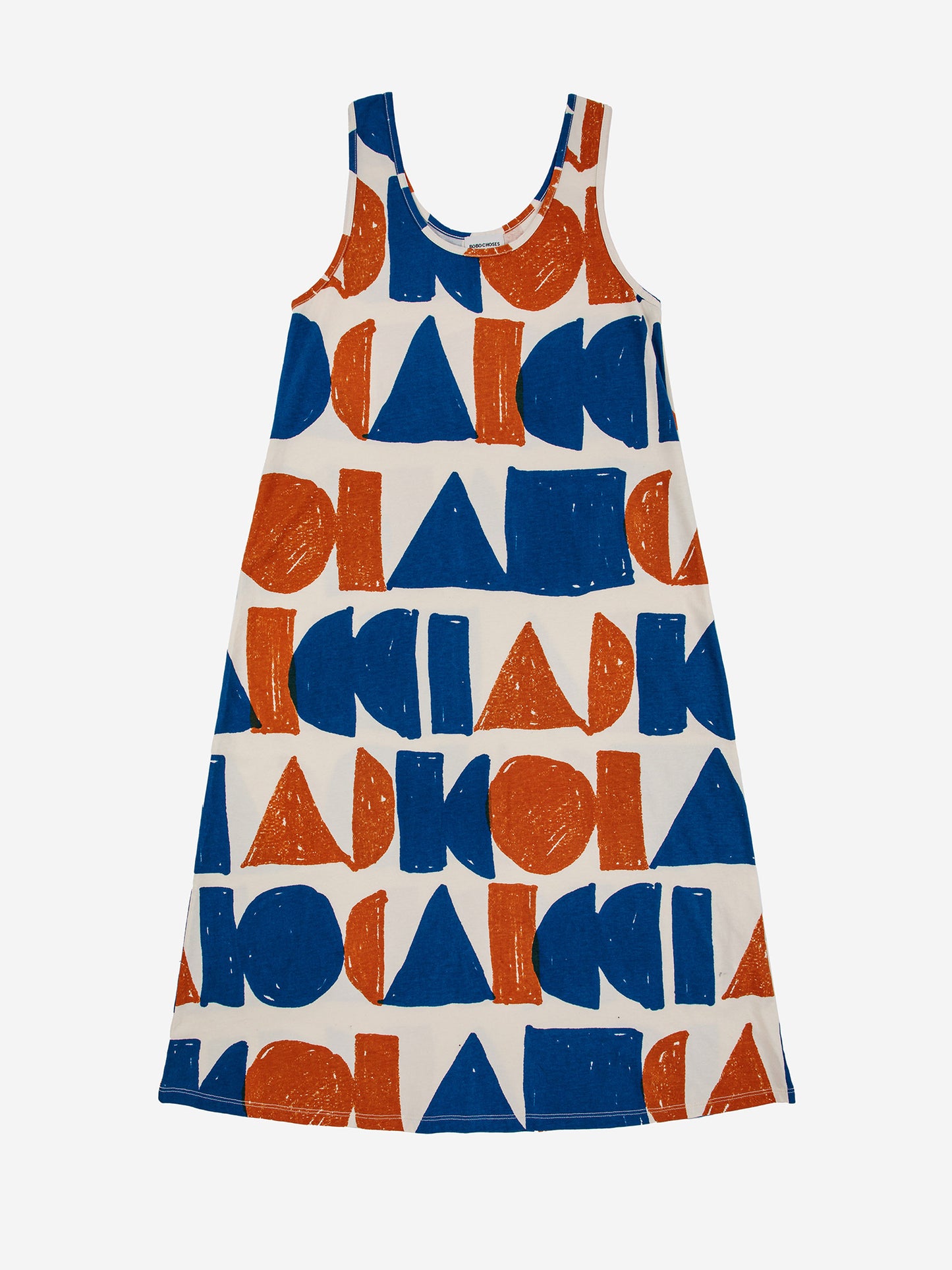 Geometric tank top dress