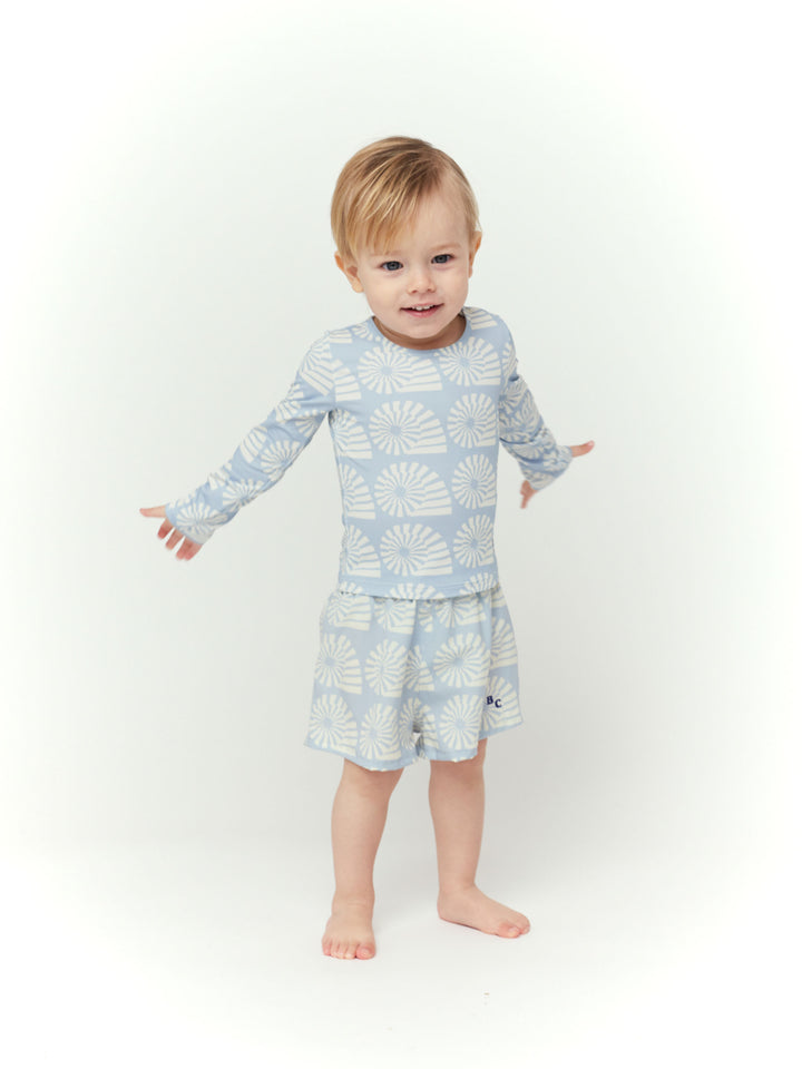 Seashell all over swimwear top