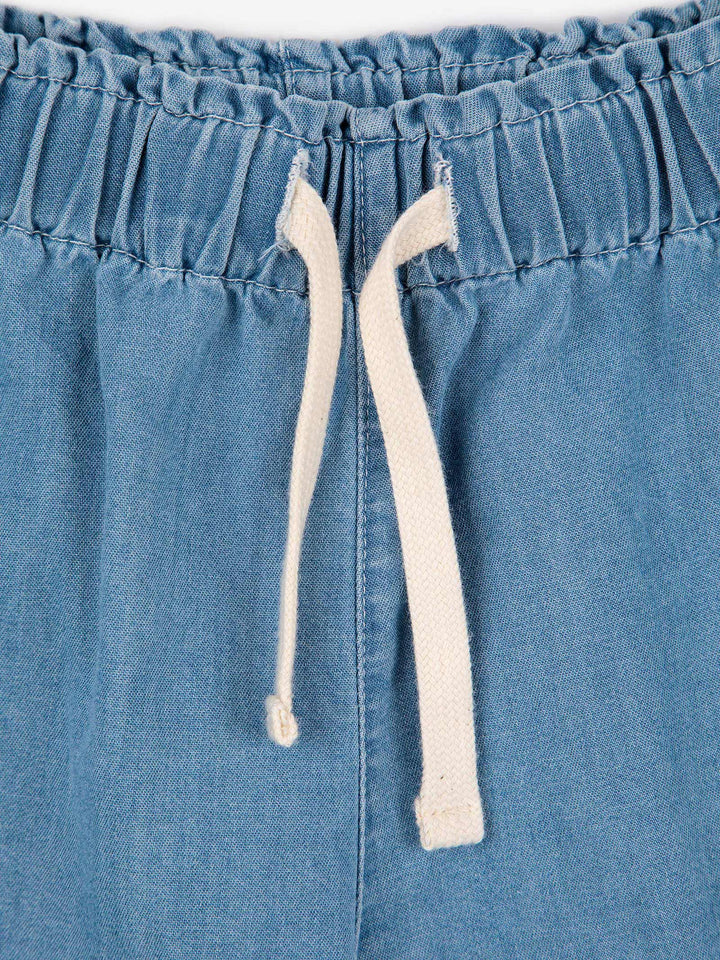 B.C light denim bermuda