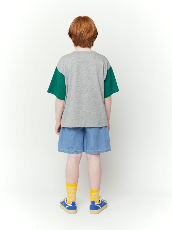 B.C light denim bermuda