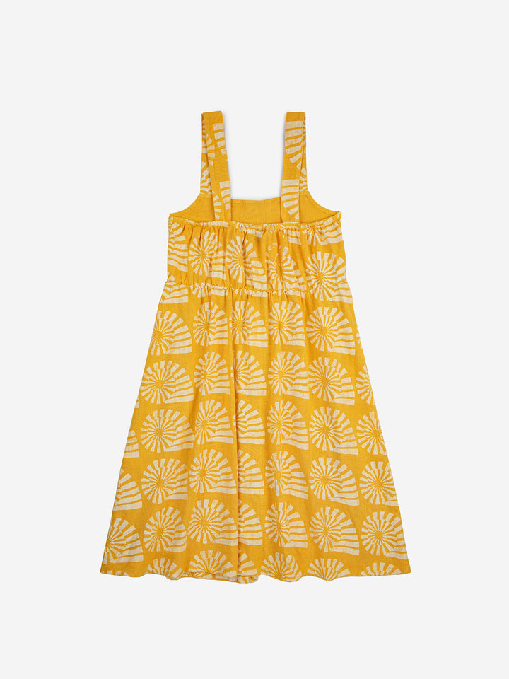 Seashell all over woven dress