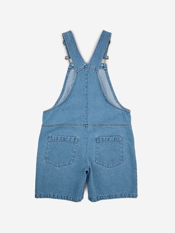 Patches denim dungaree