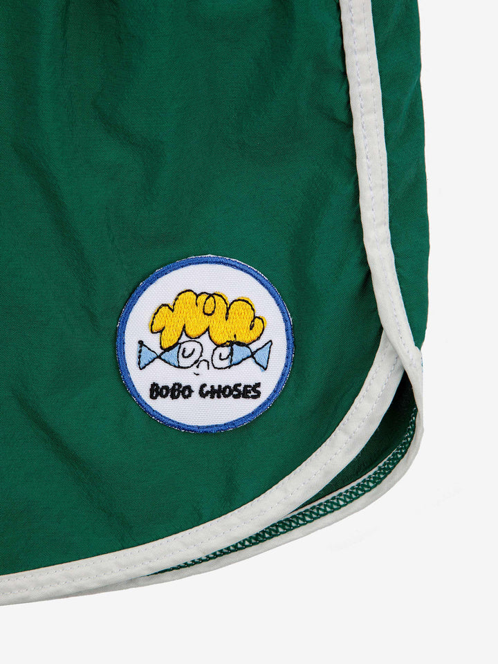 Fish Glass patch swim short