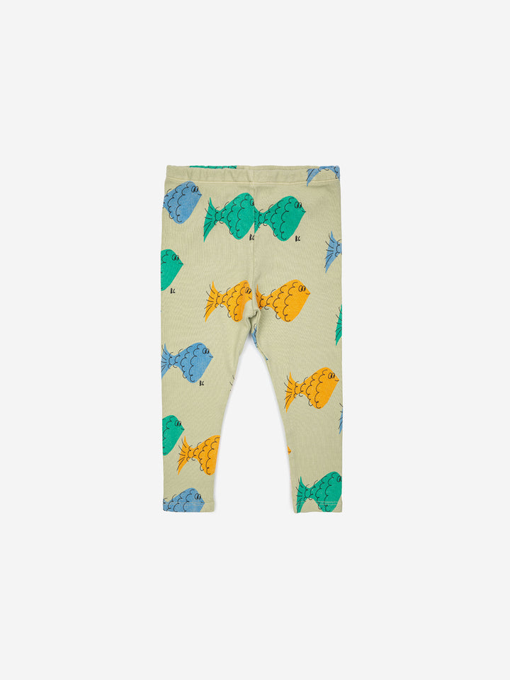 Multicolor fish all over leggings