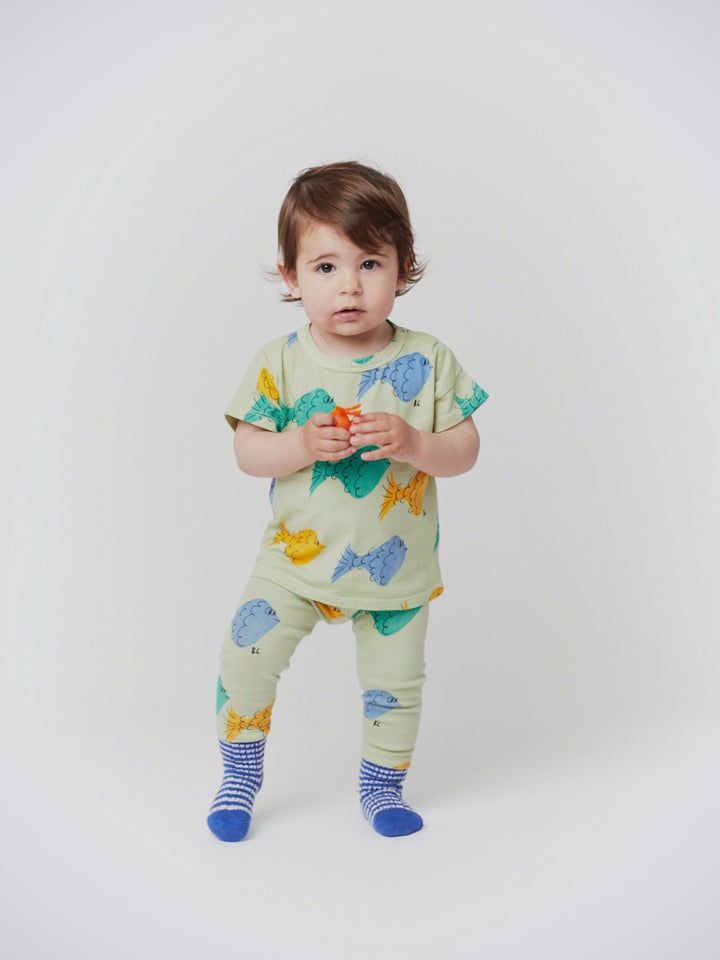 Multicolor fish all over leggings