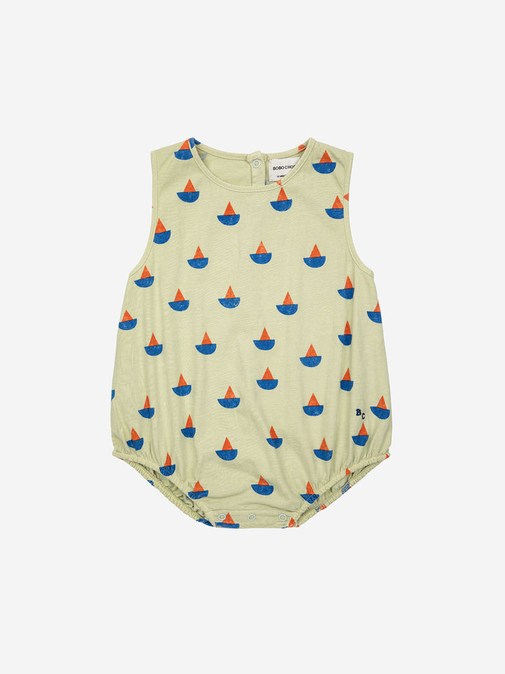 Sailing boat all over overall pijama