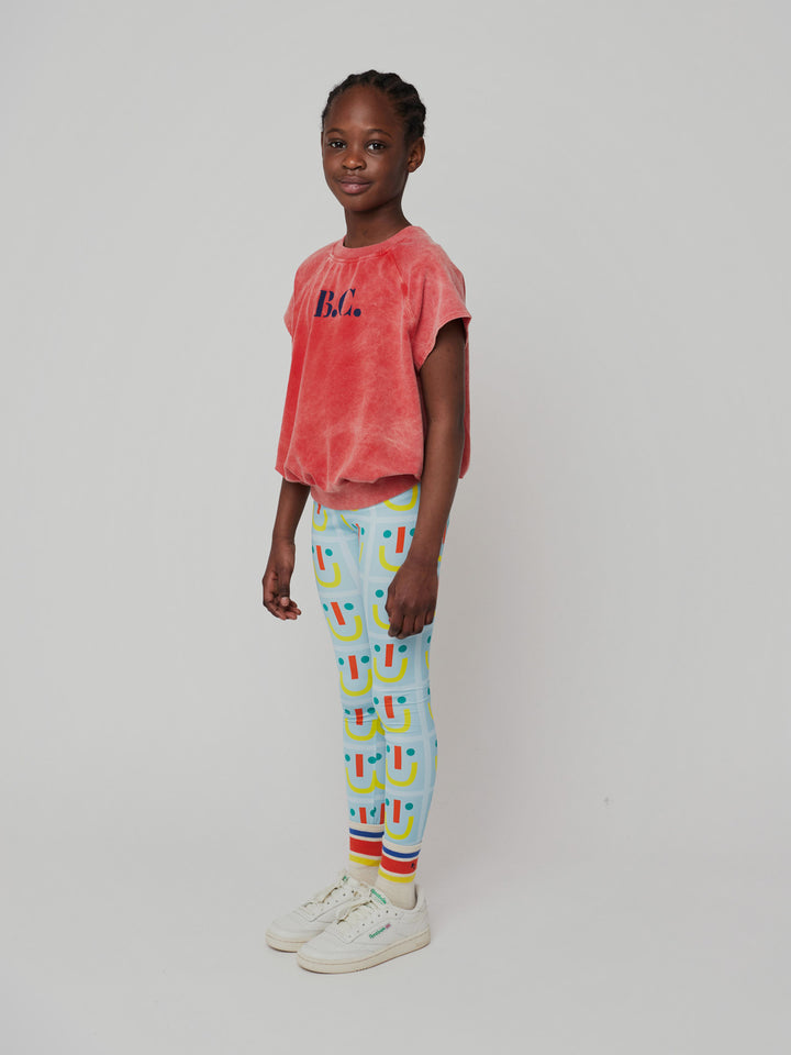 Happy face all over leggings