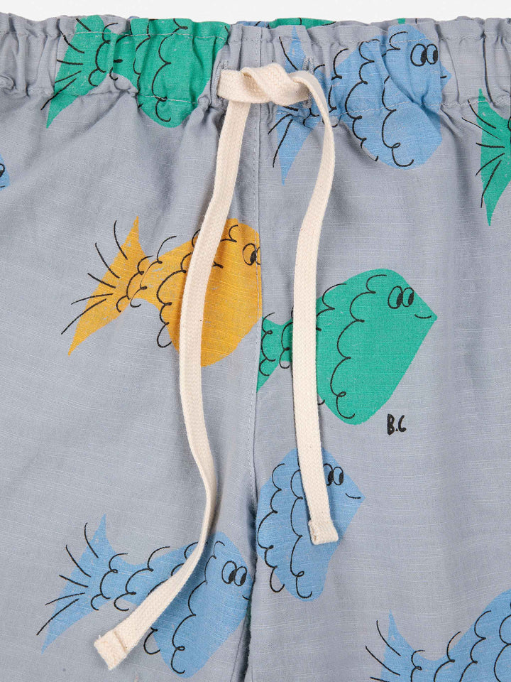 Multicolor fish all over bermudas