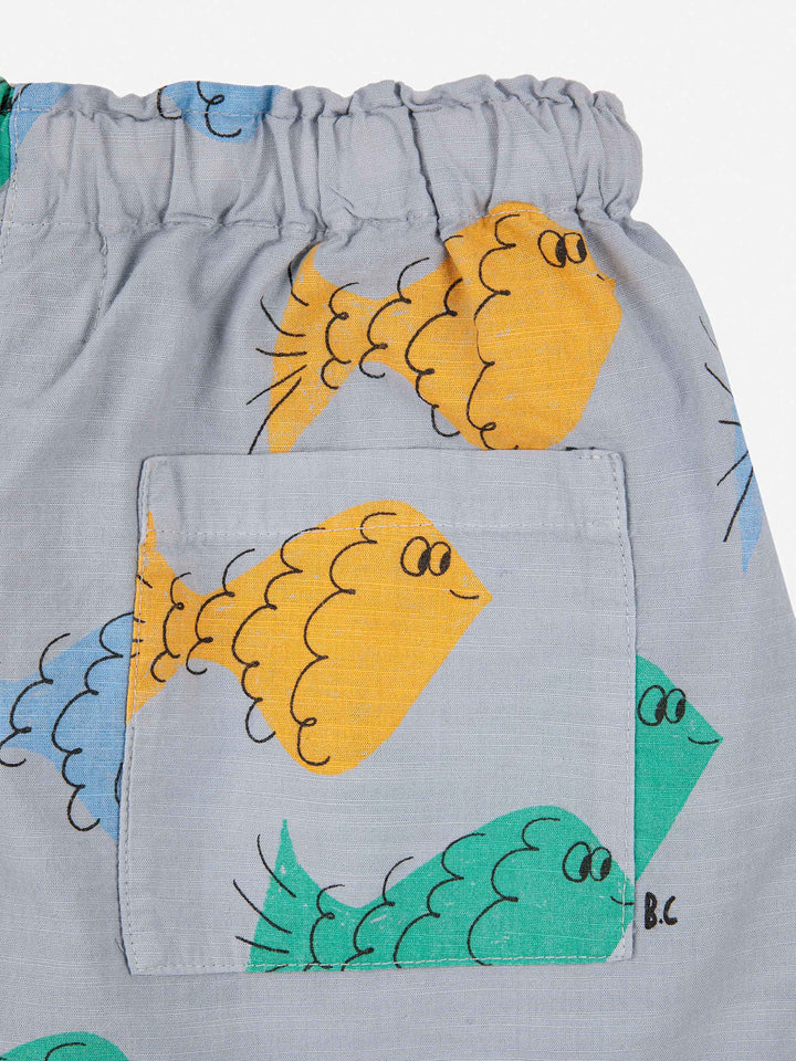 Multicolor fish all over bermudas