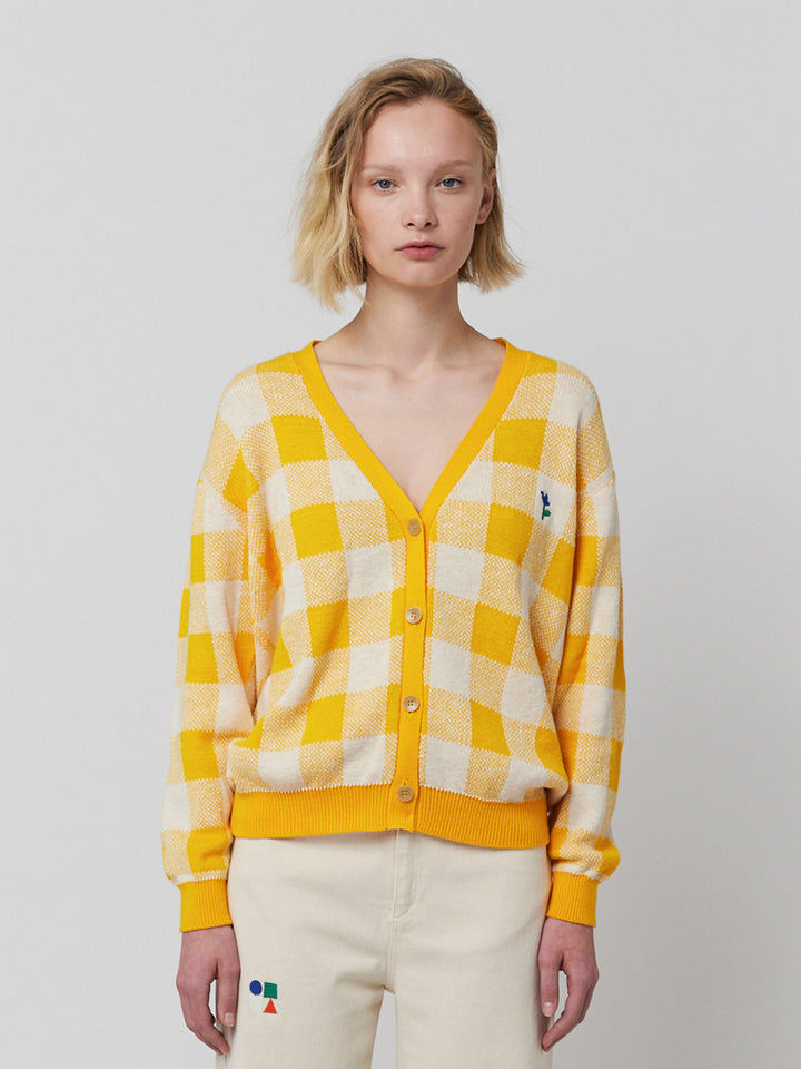 Vichy cardigan
