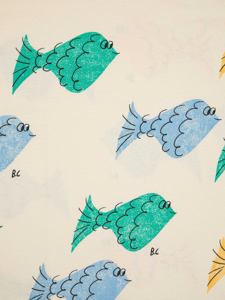 Multicolor Fish all over T-shirt