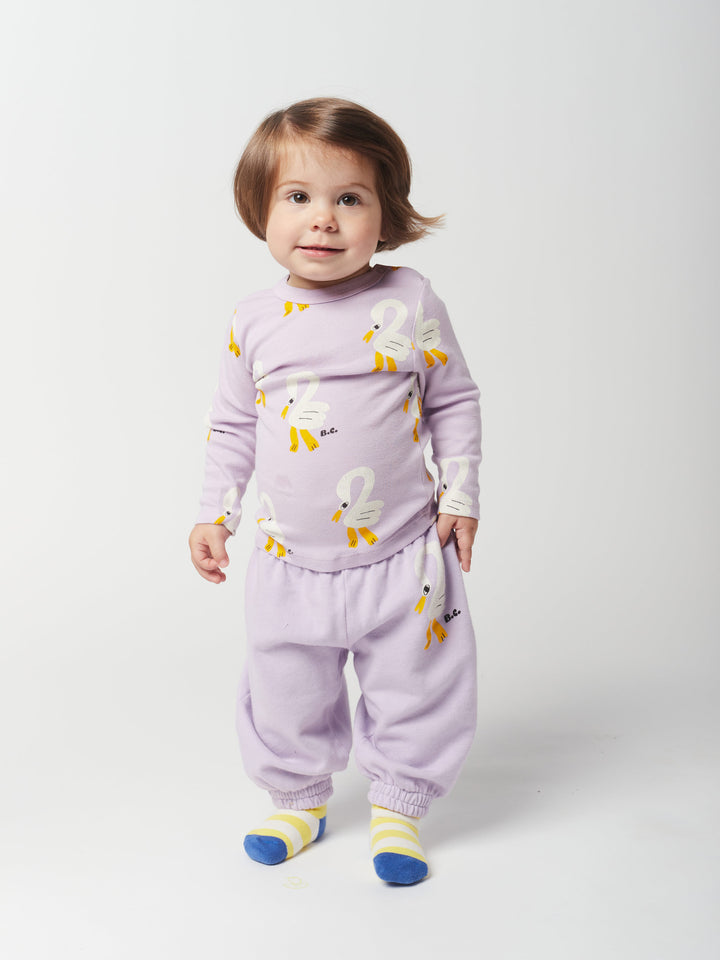 Pelican all over long sleeve T-shirt