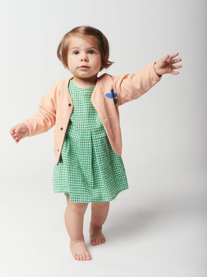 Sea Flower buttoned sweatshirt