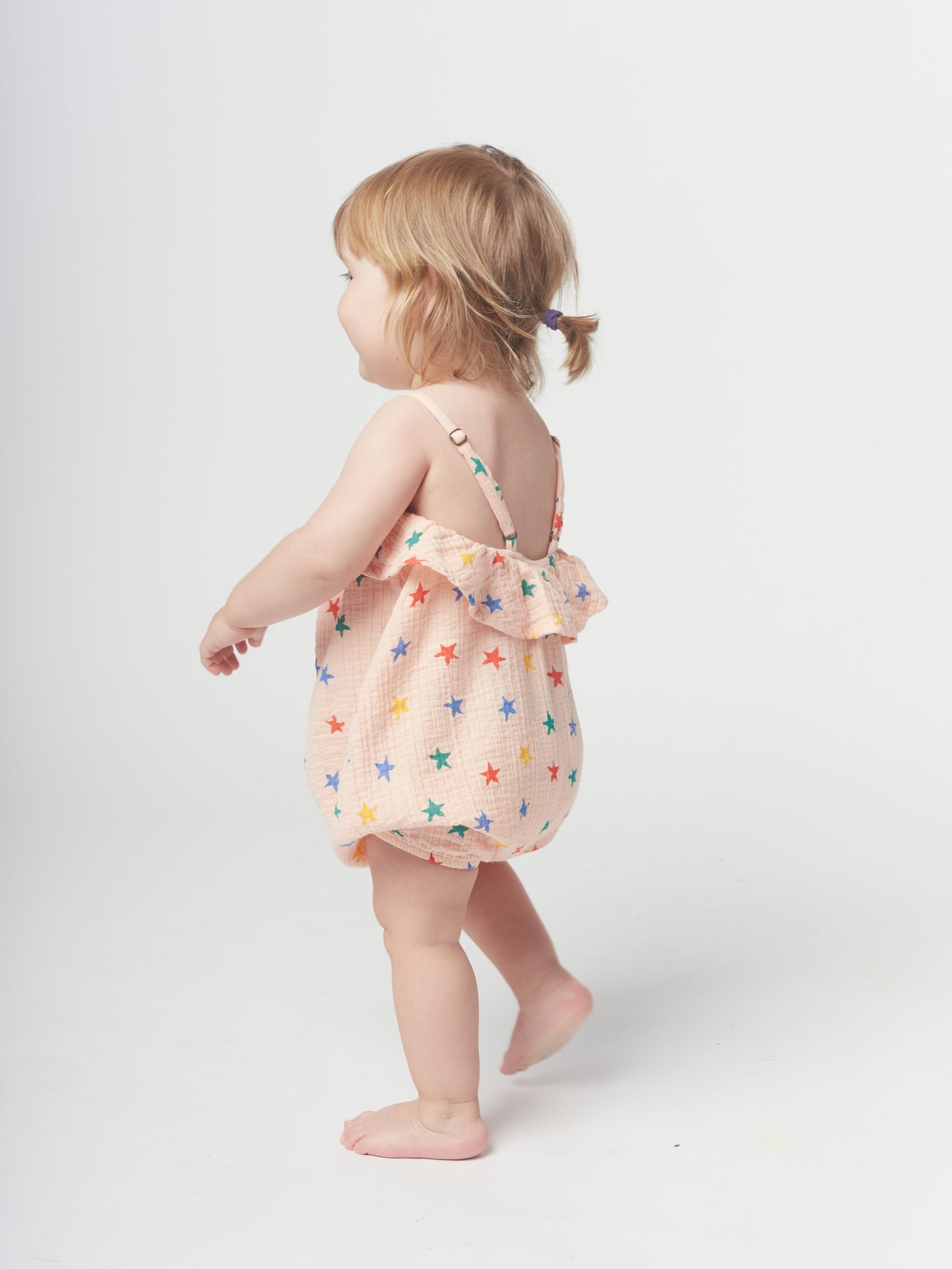 Multicolor Stars all over romper