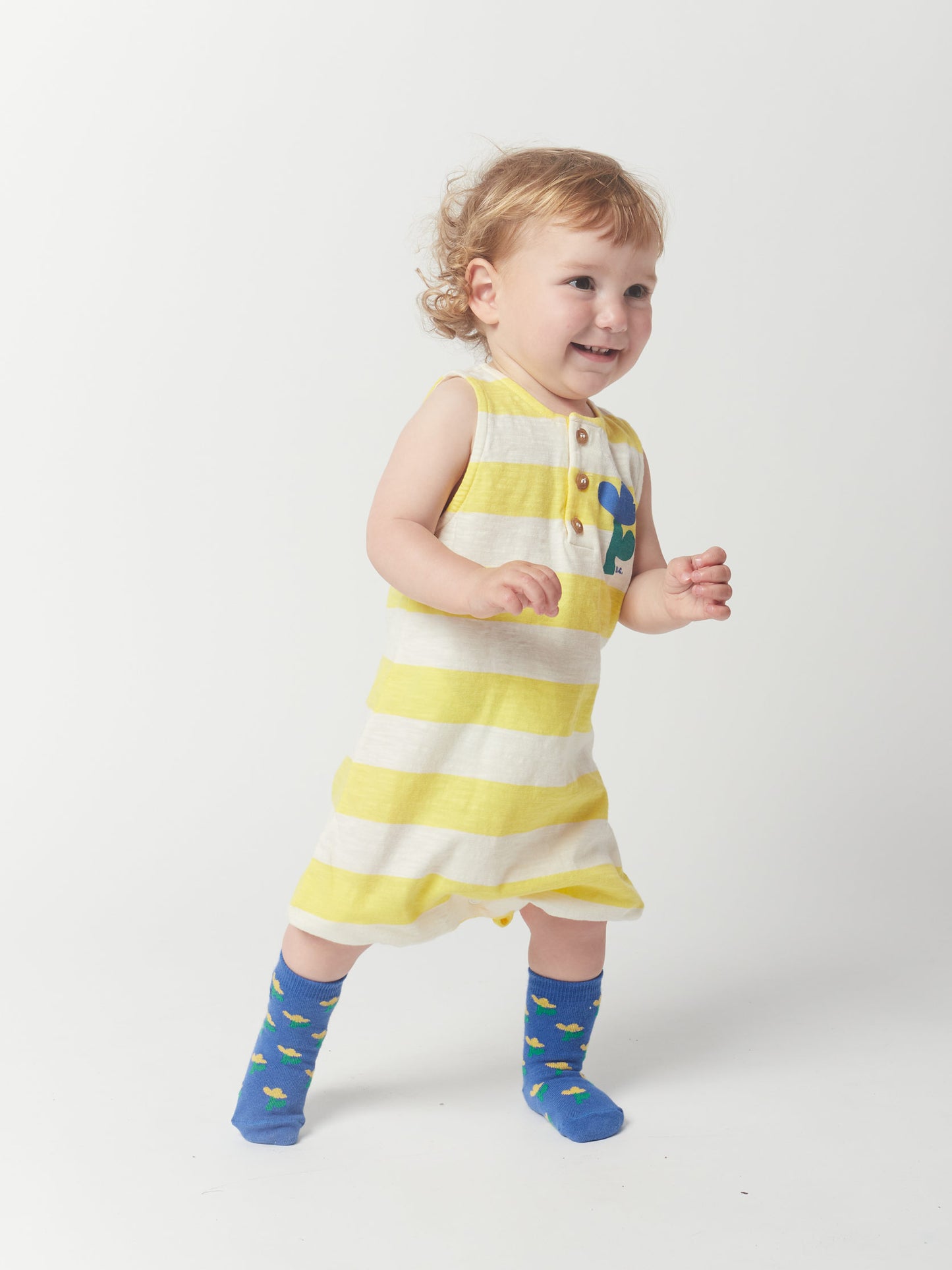 Yellow Stripes playsuit
