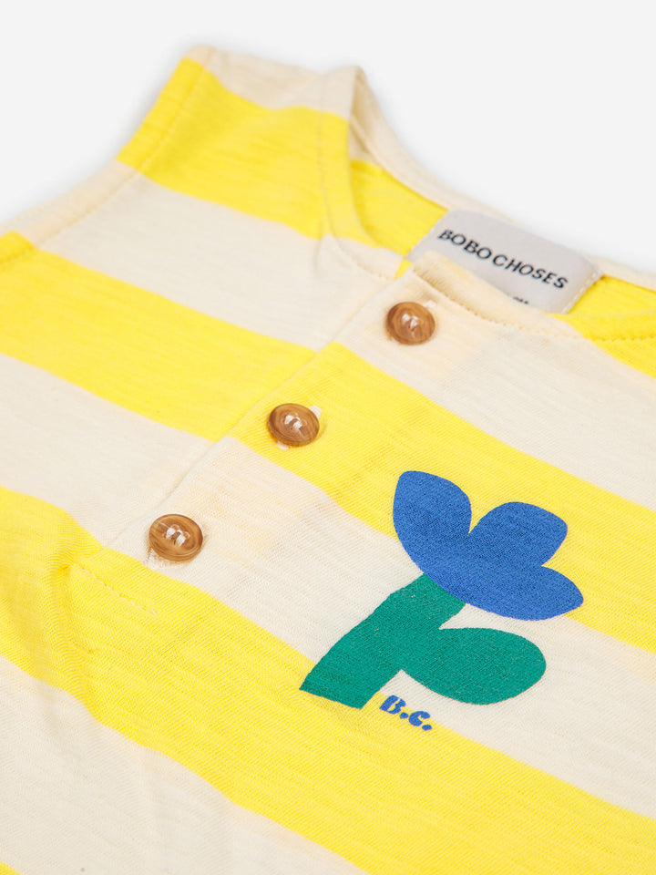 Yellow Stripes playsuit