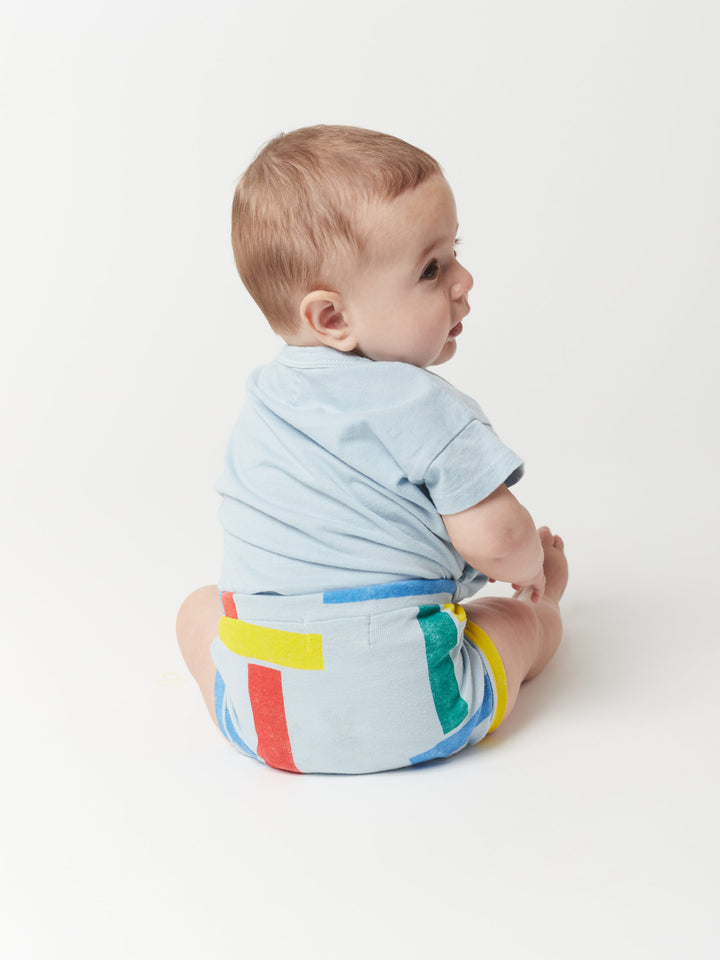 Multicolor beacons all over culotte