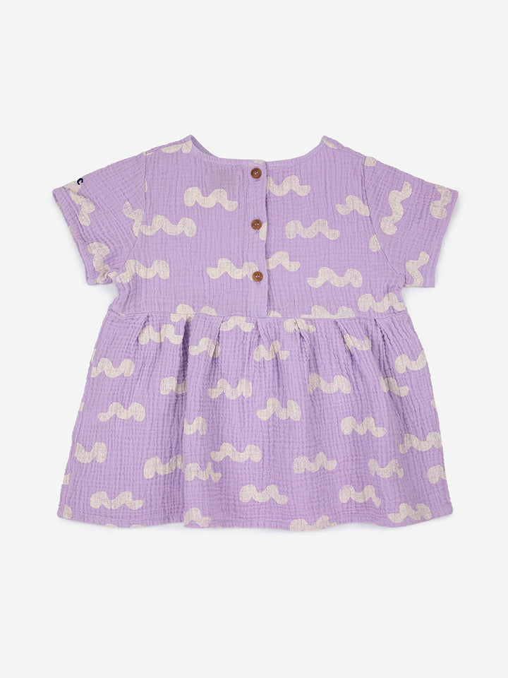 Waves all over dress