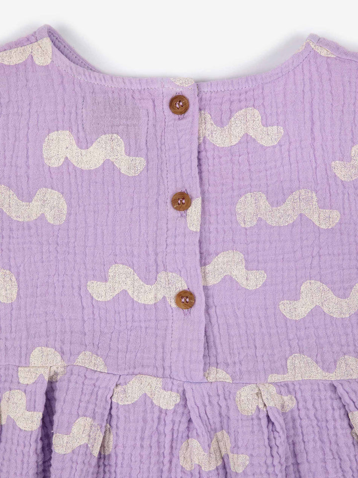 Waves all over dress