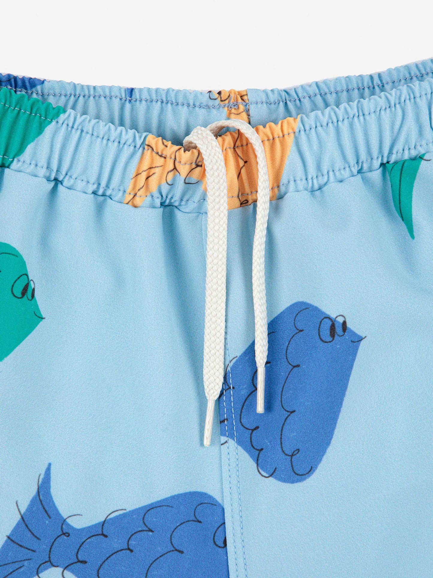 Multicolor fish swim shorts