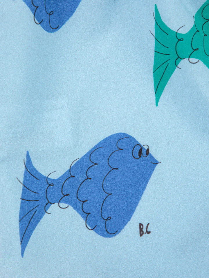 Multicolor fish swim shorts