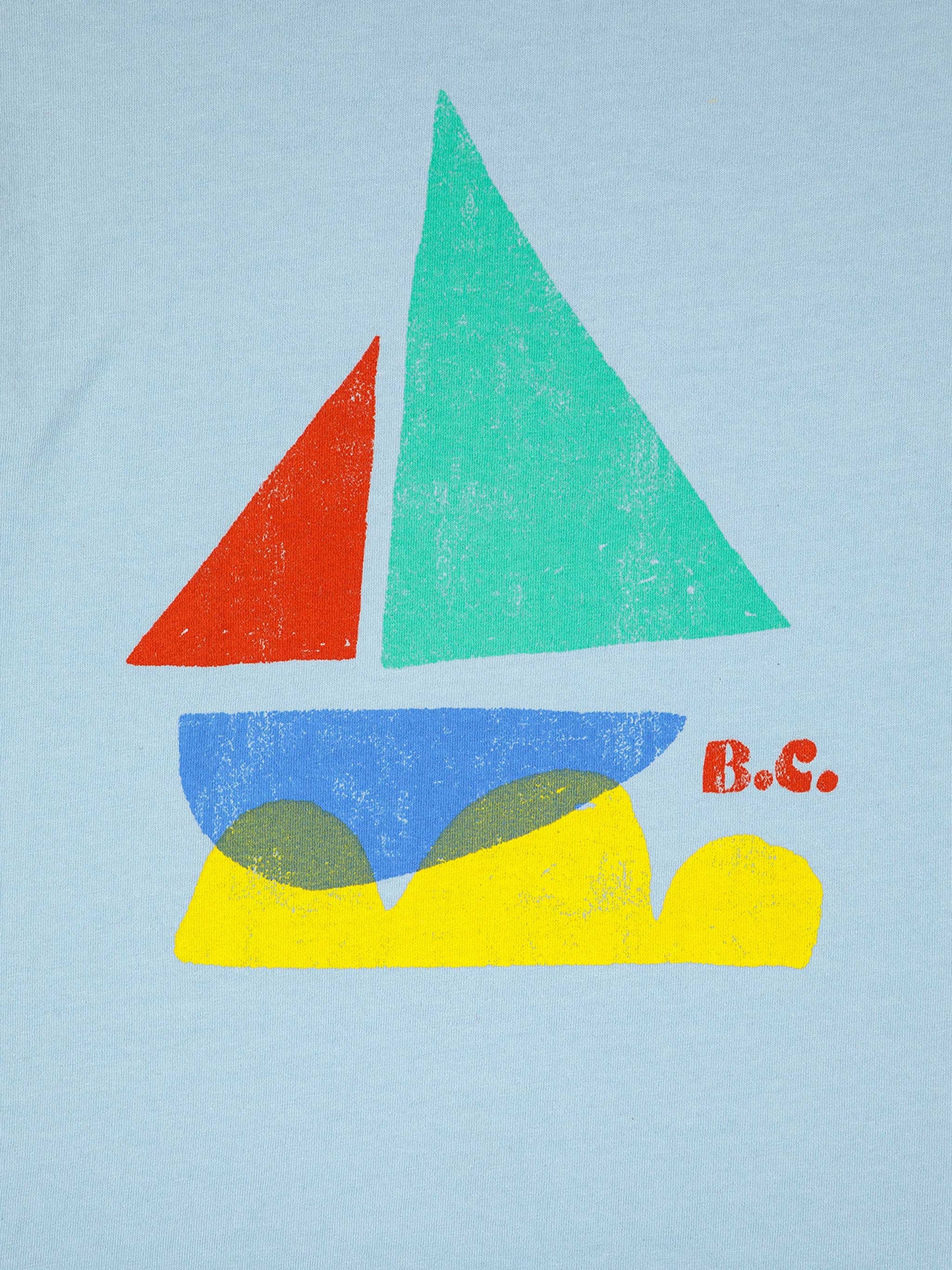 Multicolor Sail Boat T-shirt