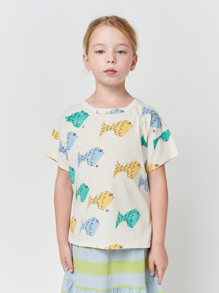 Multicolor Fish all over T-shirt