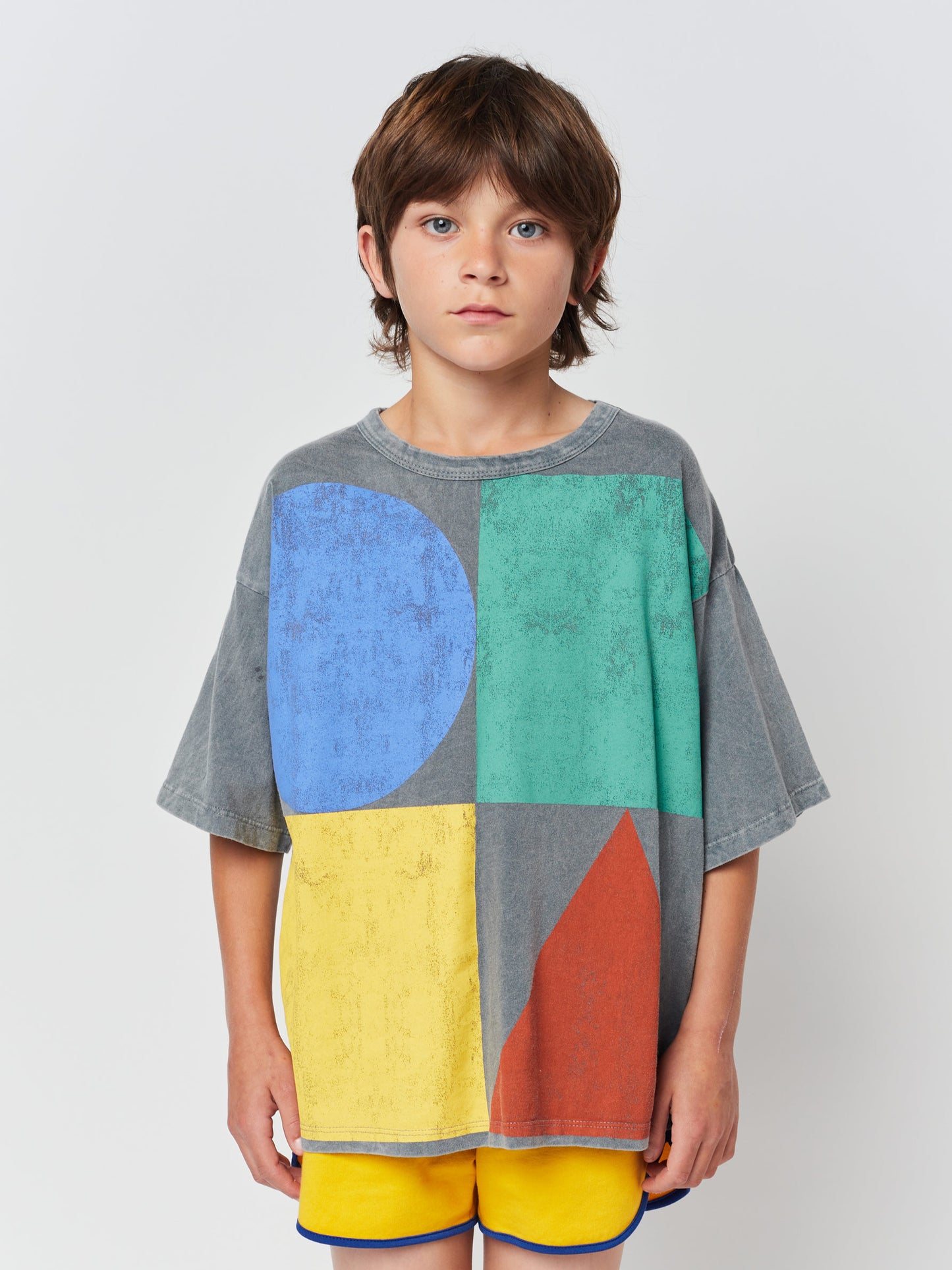 Geometric Color Block T-shirt