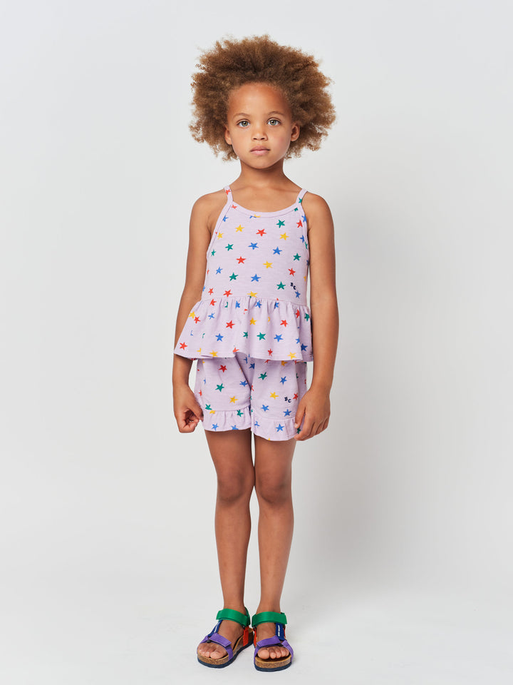 Multicolor Stars all over tank top