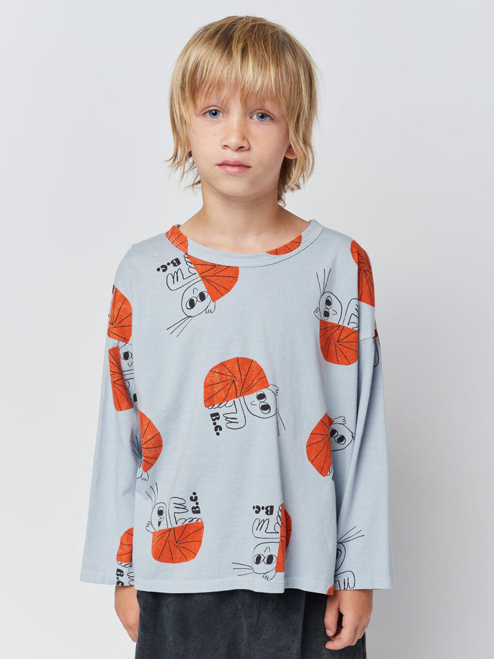 Hermit Crab all over long sleeve T-shirt