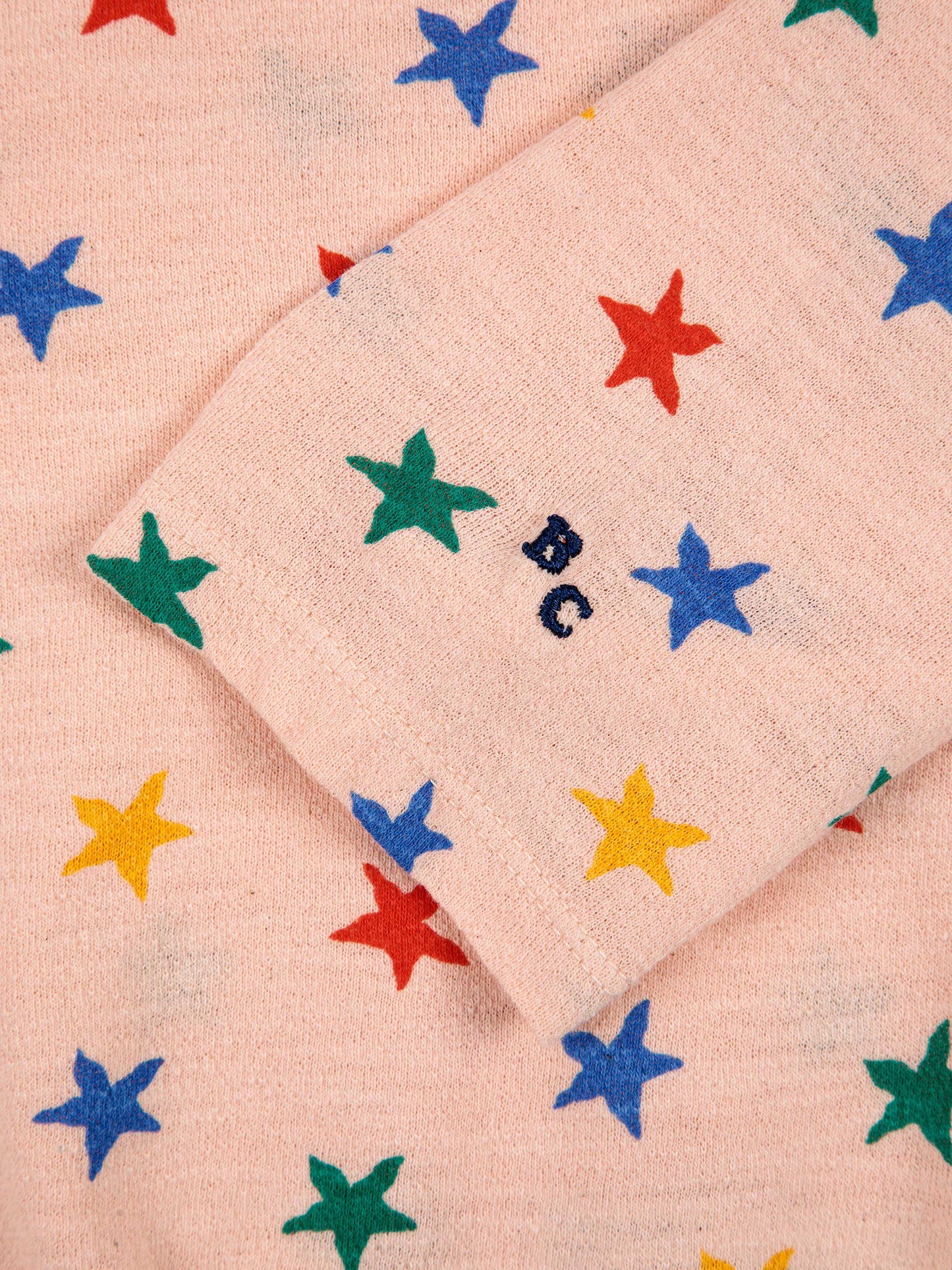 Multicolor Stars all over long sleeve T-shirt