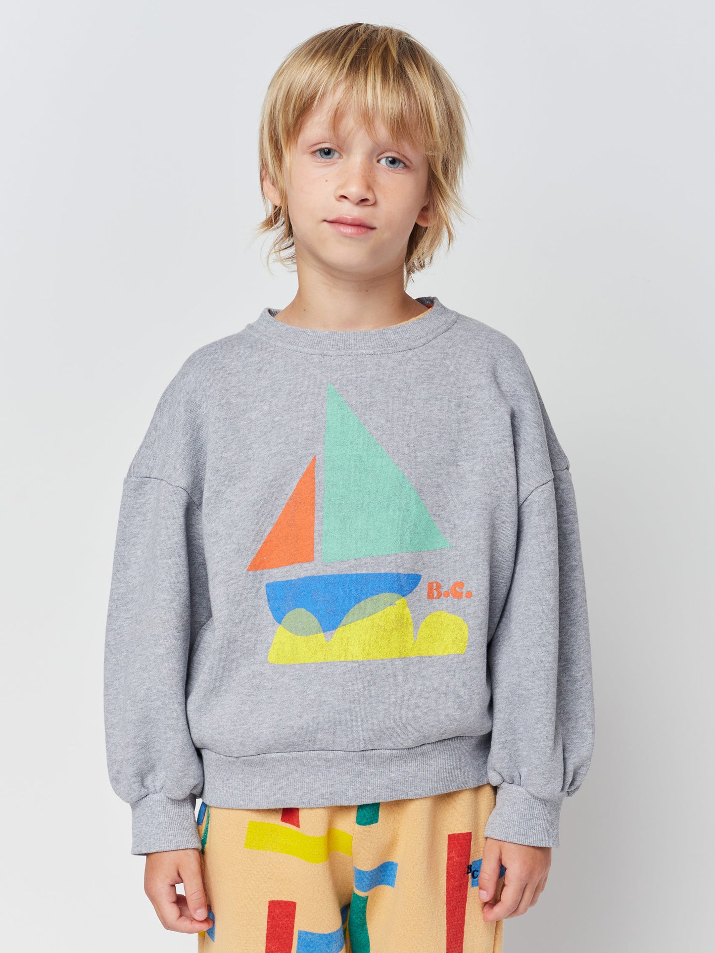 Multicolor Sail Boat sweatshirt