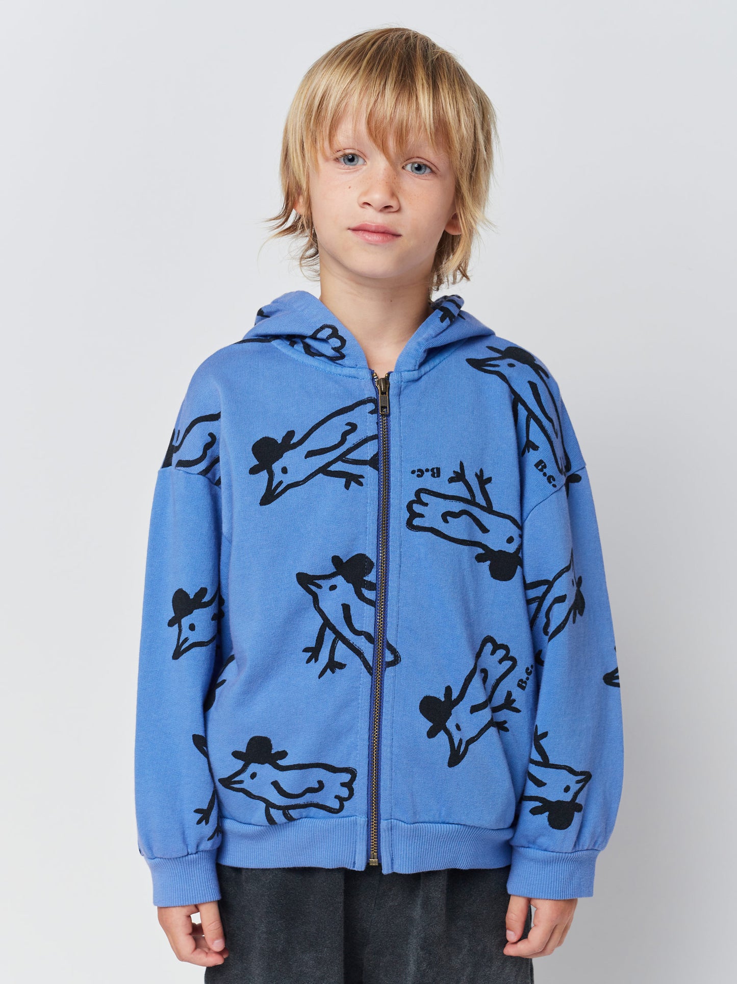 Mr Birdie zipped sweatshirt