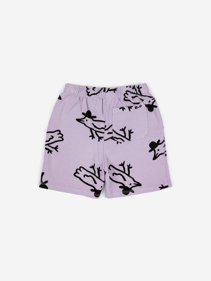 Mr Birdie all over bermuda shorts