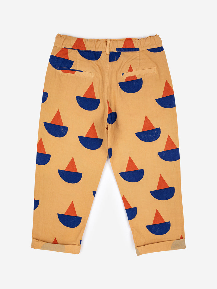 Sail Boat all over chino pants